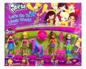 Kit Polly Pocket 11 cm + acessórios - Toys