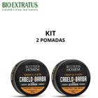 Kit pomada homem cabelo e barba bio extratus 150g - 2unidades