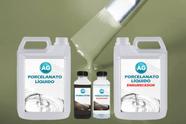 Kit Porcelanato Líquido Cinza Oliva AG - RAL7002 por M²