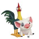 Kit Porquinho Pua E Galo Hei Hei Filme Moana Personagens - Cotiplás