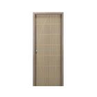 Kit Porta de Madeira Decorada 215x64cm com Batente de MDF Ultra 12cm Neblina MGM