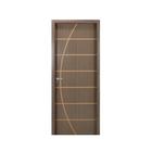 Kit Porta de Madeira Decorada 215x64cm com Batente de MDF Ultra 12cm Neblina MGM