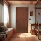 Kit Porta de Madeira Lisa 215x74cm Batente 10cm Mdf Ultra Mgm