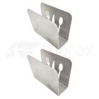 Kit Porta Guardanapos de Mesa Cozinha Suporte Aço Inox 304 - 2 unidades - Tubrax