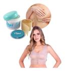 Kit Pós Implante de Silicone - Sutiã Pós Operatório Alça Larga + Lâmina Gel Adesiva 30x3 Tratamento de Cicatriz Pós Ces