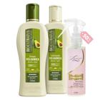 Kit Pós Química 1 Shampoo 1 Condicionador 250ml + Finalizador Obrigatório Lourre 120ml