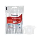 Kit Pote E Tampa Redondo Cristalcopo 500 Ml C/125und