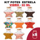 Kit Potes De Temperos E Condimentos Tipo Estrela 80Ml