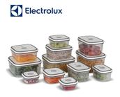 Kit Potes Herméticos Plásticos Cinza 12 Unidades Electrolux