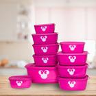 kit potes plastico hermetico 10 pote cozinha