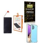 Kit Power Bank 10.000Mah + Capa Samsung A325G + Película 3D - Armyshield