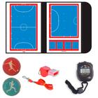 Kit Prancheta Tática Futsal Com Moeda Cronômetro Apito VM