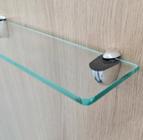 Kit prateleira de vidro para banheiro 60x20 c/ 3 unidades Gabiart