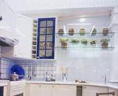 kit prateleira de vidro para cozinha 60x20 c/ 2 unidades Gabiart