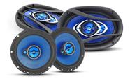 Kit Pratico Alto Falante 6+6X9 0280W Rms Bs 4 Ohms Hurricane