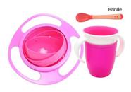 Potinho Giratório 360° Rosa Giro Bowl Para Alimentação Bebê - ShopJJ -  Brinquedos, Bebe Reborn e Utilidades