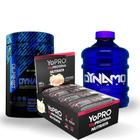 Kit Pré Treino Dynatron 630G+12 Barras Yopro Nutrata+Galão - Dynamo Labz