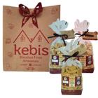 Kit presente Biscoito caseiro Surpresa, Casadinho e Orégano - KEBIS BISCOITOS CASEIROS