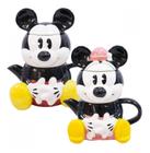 Kit Presente Bule E Caneca Mickey E Minnie Disney 720 Ml
