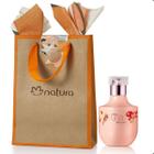 KIT Presente Especial Perfume Natura Una Blush Deo Parfum Feminino 75mL Fragrância Adocicado Floral Intenso Com Sacola Exclusiva