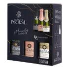 Kit presente espumante monte paschoal brut 187 ml c/3 unidades