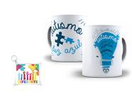 Kit presente Exclusivo para Autistas Luz Azul+almochaveiro