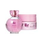 Kit Presente Liz Flora Dia Das Mães: Desodorante Colônia 100ml + Hidratante Desodorante 250g Perfume