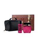 Kit Presente Perfume Coffee Woman Seduction Óleo Corporal Perfumado Necessaire Preto (3 Itens) - O b