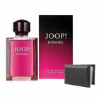 Kit Presente Perfume Joop! Homme Masculino Eau de Toilette 200ml e Carteira Slim Material Sintetico