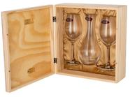 Kit presente Riedel 2 taças + Deconter em Caixa de madeira