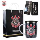 Kit Presente Sacola Caneta Caneca Térmica 450ML Corinthians