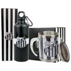 Kit Presente Santos Caneca Térmica 450Ml + Garrafa 560Ml