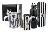 Kit Presente Santos Fc Caneca Inox Garrafa Chaveiro Cortador