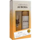 Kit presente vinho colheita tardia branco suave 500ml c/taça