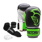 Kit pretorian boxe muay thay performance luva bandagem bucal