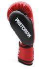 Kit Pretorian Elite Boxe/Muay Thai Luva + Protetor Bucal + Bandagem-Vermelho