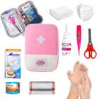 Kit Primeiros socorros Portatil Completo + Acessorios Rosa Proaenf