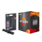Kit Processador AMD Ryzen 5 5600G E Pasta Térmica Cooler Master
