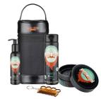 Kit Produtos de Barba Necessaire Shampoo 3x1 Balm Pomada