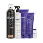 Kit Professional Trivitt Matizante Shampoo Máscara Segredo do Cabeleleiro Style e Ampola (5 produtos)