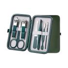 Kit Profissional de Manicure em Aço Inoxidável - 7 a 18 Peças com Estojo