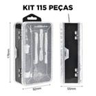 Kit Profissional Ferramentas Reparo Multiuso Magnéticas -115