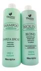 Kit Progressiva Semi definitiva Bioliso Espelhado Blond 500ml