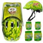 Kit Proteção Infantil Absolute kids Shake - Capacete, Joelheiras, Cotoveleiras