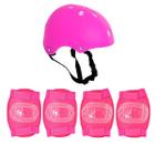 Kit Proteção Infantil Dm Radical Capacete Joelheiras E