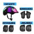 Kit Proteção Radical Plus Infantil Seguro Patins Patinete Bicicleta Unissex Crianças Original