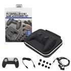 Kit Protetor Controle Compatível Com PlayStation 5 Fone Cabo Estojo Botões