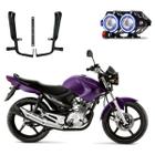 Kit Protetor de Carenagem U7 Angel Eye Azul Factor 125 2009 2010 2011 2012 2013 2014 2015