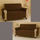 Kit Protetor Para Sofá 2 e 3 Lugares com Bolso Multiuso