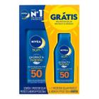 Kit Protetor Solar 50 FPS 200 ml + Protetor Solar 50 FPS 100 ml - Nivea Sun